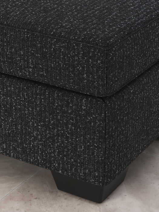 Jasmine Peaks Ottoman
