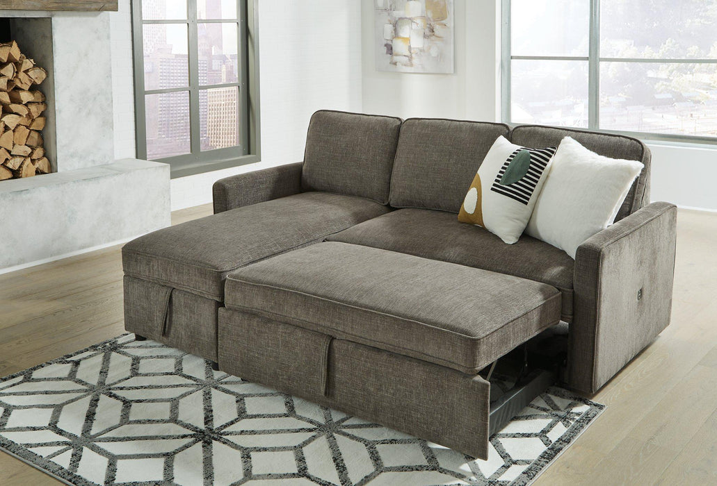 Kerle 2-Piece Sectional with Pop Up Bed